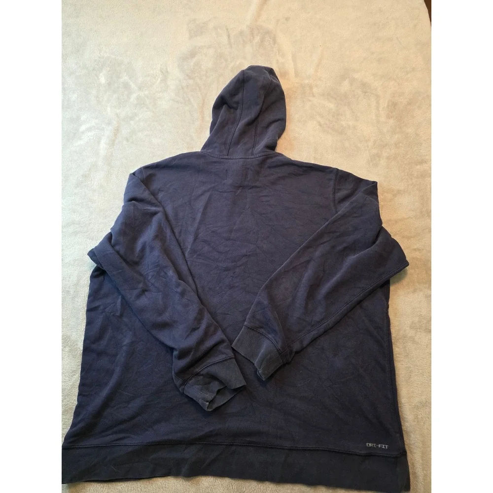 Jordan UNC Tar Heels Sweatshirt Mens XXL Navy Dri-FIT Pullover Jumpman
